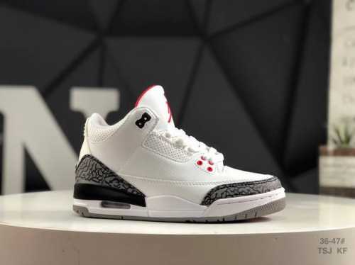 120 Air Jordan 3 Retro 迈克尔·乔丹Aj3代中帮复古休闲运动文化篮球鞋 货号:Ck9246 102 尺码:如图所示 Tsj Kf