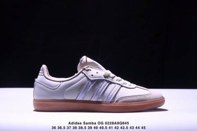 真标阿迪达斯三叶草Adidas Originals Samba Og 桑巴舞系列绅士德训足球风百搭低帮休闲运动板鞋 Xm0228Q845