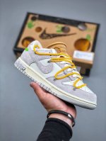 福利清仓 纯原版本 原460版本 0Ff-White X Nike Dunk Low The 50 Ow系列 原厂原档案开发 原盒原标 正确原厂头层皮料 官方厚