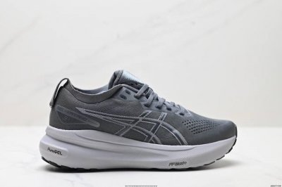 公司级Asics亚瑟士 Gel-Kayano 31 platinum低帮专业有氧超轻便运动跑步鞋 全新原装数据开发 符合人体工程学 一体式双层编制鞋面 高弹性面