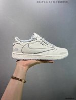 公司级Travis Scott X Fragment Design X Air Jordan 1 Low Og Sp Aj1联名款 低帮文化休闲板鞋 Dn690