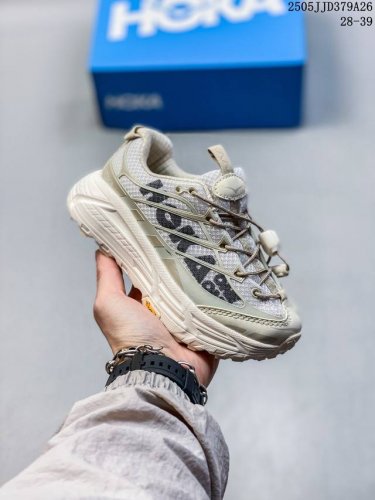 萌娃 童鞋 美国新兴跑鞋品牌 Hoka X Moncler Mafate Speed 2 机能轻量缓震网面增高越野跑步鞋813310Adtoy 28-39 05