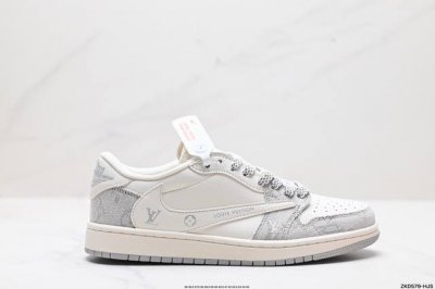 公司级travis Scott X Fragment Design X Jordan Air Jordan 1 Low Og Sp Aj1 乔1 Lv联名低帮文