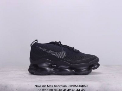 nike Air Max Scorpion 次世代气垫 搭载全掌长气垫的新鞋款，而这样的配置，会带来过去所有 Air Max 鞋款所没有的穿著体验；除了中底外鞋