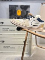 定制鞋盒 纯原大厂# 猿人X乔丹Air Jordan 1 Low Aj1低帮系列篮球鞋 官方同步配色 原装级产物 #拒绝公底 立体鞋型 细节完美 高清洁度Xf8