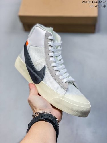 公司真标半码 Nike 耐克SB ZOOM BLAZER MID 高帮休闲板鞋 尺码：36-47.5半 编码：10HJD345A29
