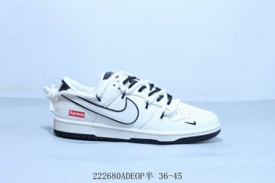 耐克 Nike Sb Dunk Low Pro 复古低帮 休闲运动滑板板鞋 绑带 222680Adeop半 36-45