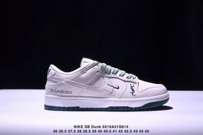 Nike Sb Dunk Low 圣罗兰三钩联名白黄橘 性价比天花板 尝鲜先行版 原装头层材料 独家版型蒸餾加工 帶來的是更好的视觉和脚感体验 大厂纯原品质出货