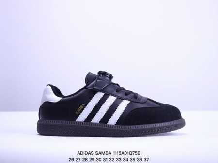 童鞋 阿迪达斯 德训鞋 Adidas Originals Samba Og Shoes 经典运动鞋小白鞋 T头鞋 男儿童运动板鞋 彰显休闲摩登风情的时尚经典鞋。 - 点击图像关闭