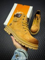 F2024ss秋冬Timberland添柏岚 天伯伦户外中帮休闲大黄靴 广东大厂品质 原盒原包装 鞋面采用意大利顶级细腻头层细纹牛皮搭配防臭防腐真皮乳胶鞋垫给您