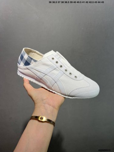 asics 亚瑟士 男女鞋真标半码制 日产经典老牌-鬼塚虎 Onitsuka Tiger Mexico 66经典墨西哥系列复古经典百搭板鞋休闲运动鞋慢跑鞋 采用