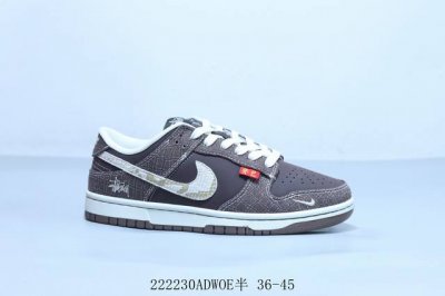 耐克 Nike Sb Dunk Low Pro 复古低帮 休闲运动滑板板鞋 斯图西联名 222 Adwoe半 36-45
