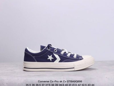 真标converse Cx-Pro Sk Cv 防滑耐磨轻便 低帮 帆布鞋 货号:34201190 尺码:35.5 36 36.5 37 37.5 38 39