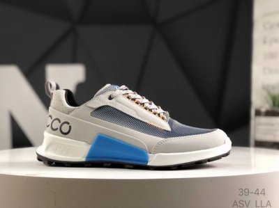 ecco爱步 广东原版透气 配备原版三件套 防尘纸 高弹大底 全头层牛皮 新款百搭休闲款 纯手工制成 鞋面走线工整 清晰质感 原单品质 拼接运动透气网布 采用E