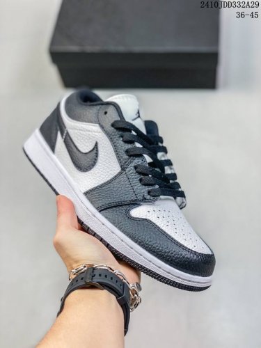 130 【公司级】耐克 乔丹Air Jordan 1 Low Aj1 乔1 乔丹1代Aj1 低帮复古文化休闲运动篮球鞋。从1985 年面世的元年款汲取设计灵感，
