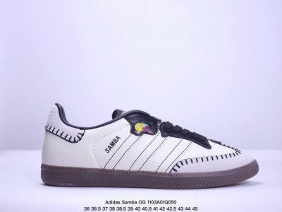 Adidas Originals Wb Pony Tonal Samba OG 桑巴舞系列绅士德训足球风百搭低帮休闲运动板鞋 货号:IH3371 尺码:36 3
