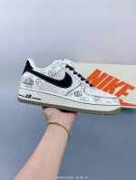 公司级Nike Air Force 1 '07 Low 古驰联名--经典花纹 空军一号 低帮 运动鞋 休闲鞋 折边针车 工艺难度大 原楦头原纸板 原装鞋盒 定制
