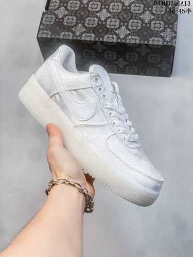 公司级带半码 耐克nike Air Force 1 Low 空军一号低帮休闲板鞋 打造纯正空军版型#专注外贸渠道 全掌内置蜂窝气垫 #原盒配件 原厂中底钢印、拉
