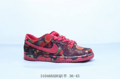 180 耐克 Nike Sb Dunk Low Pro 复古低帮 休闲运动滑板板鞋 炫彩红 310460Aduqy半 36-45