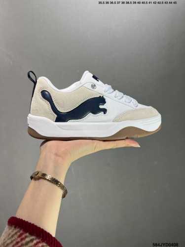公司级puma 彪马 真标带半码，日韩校园风彪马puma Smash Vulc Leather Low 韩系百搭耐磨橡胶底板鞋 货号：374764 09 类型：
