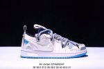 公司级头层！耐克nike Air Jordan 1 Low Aj1 乔1 解构绑带低帮潮流缓运动休闲板鞋。Aj1 低帮拼接 完美版型真头层牛皮# 内置缓震气垫