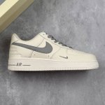本地310 核心私 公司级Tedxportland× Nike Air Force 1 Low联名 灰反光空军一号低帮休闲板鞋 定制皮料 原装定制鞋盒 炫彩反光