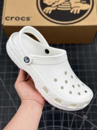 卡骆驰crocs Classic Clog 卡骆驰全系列休闲沙滩洞洞拖鞋凉鞋 超轻croslite专利材料打造 鞋面更加耐用易清洗 该鞋款轻盈舒适 货号：100 - 点击图像关闭