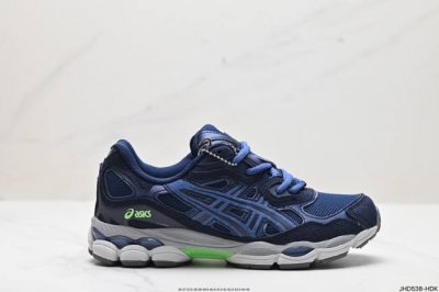 公司级asics 亚瑟士 透气网眼鞋面配合部分合成革材质 采用全新ahar+橡胶材质,更加耐磨日本专业跑鞋品牌 Asics 亚瑟士 Tiger Gel-Nyc户