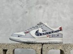 放店私 Nk Sb Dunk Low 迪奥联名 暗纹蓝勾 周年高端定制 低帮休闲板鞋 Dj2024-126 #定制鞋盒 大厂纯原品质出货 超高清洁度 皮料切割干