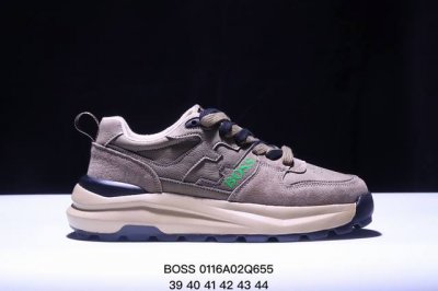 Boss 雨果博斯 钢印版本新款德国高端品牌专柜同步新款、以奢华高端设计出货 鞋面采用原版进口哪怕纳帕小牛皮配滴胶而成 原版 舒适透气. Xm0116Q655