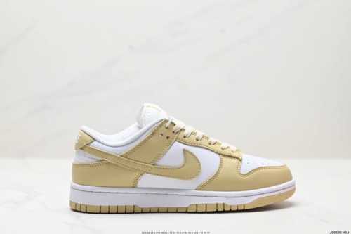 公司级耐克NIKE DUNK LOW 扣篮系列 解构抽绳复古低帮休闲运动滑板板鞋 采用脚感柔软舒适ZoomAir气垫 有效吸收滑板等极限运动在落地时带来的冲击力