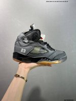 公司级Air Jordan 5 Low Chinese New Year Aj5 乔5中国新年主题 低帮篮球鞋 840475-060 #配色以黑色的整体鞋身点缀