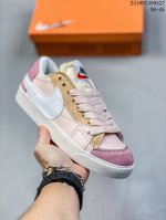 NK Blazer Low‘77 Jumbo 经典百搭低帮开拓者休闲运动板鞋 真硫化铝楦制作 原厂布料拼接 独家裁片完美鞋型 台湾进口软感荔枝头层皮 原盒真标
