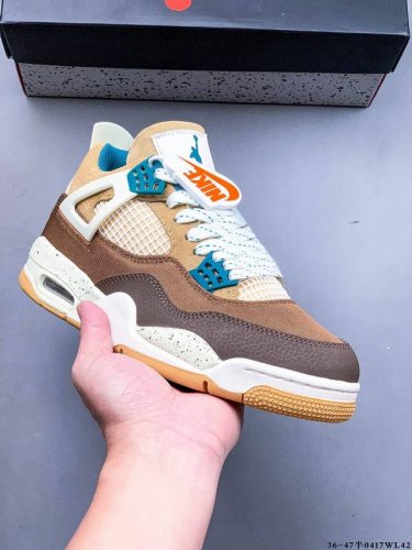 公司级！Air Jordan 4 Retro Og Cement Aj4 乔4 复古休闲运动篮球鞋 正确鞋舌立体高频 原厂数据 2025最新原厂底模 原厂纸板