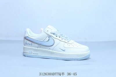 210 耐克 Nike Air Force 1 Af1耐克 低帮 空军一号休闲板鞋 联名描边 货号 Bm1996-099 312630Adttq半 36-45