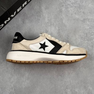 本地 核心私 Converse Omni Trainer 匡威官方 学院休闲复古跑鞋 经典80年代复古跑鞋鞋型 翻毛皮拼接织物材质 利落又简约 皮质星箭Logo