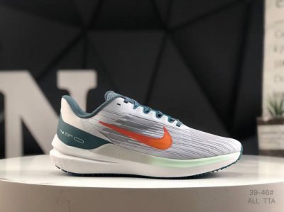 140 公司级带半码Nk Air Zoom Winflo V9 登月网面透气专业跑步鞋 原厂鞋面 高弹底 全掌原装气垫喷砂工艺 耐高温 耐折 抗老化 全新出货