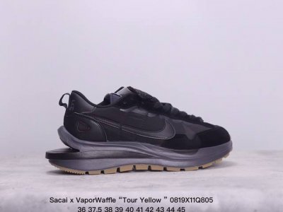 sacai X Vaporwaffle “Tour Yellow ”华夫三代3.0 走秀重磅联名 黄绿cv1363-700#正确纯原版本 独家原鞋开发 #原模数