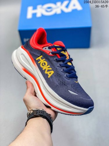 真标带半码 Hoka Oneone Bondi 9男女款跑步鞋超强缓震舒适透气日常训练运动鞋 尺码：见图 编码：04Jxd315A20