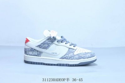 160 耐克 Nike Sb Dunk Low Pro 复古低帮 休闲运动滑板板鞋 联名迪奥 货号 Xy1688-004 311230Adeop半 36-45