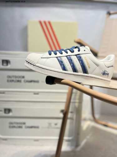斯图西 X Adidas Originals Superstar Al经典配色 经典贝壳头官网同步 实拍首发渠道正品订单 诠释市场最高工艺水平区别市面普通真标版