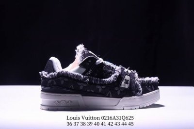 真标全新Lv路易威登Louis Vuitton Trainer Sneaker Low休闲运动文化百搭板鞋 Xm0216Q625