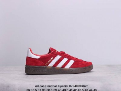 真标adidas Handball Spezial 官方正确版本 阿迪达斯经典款 复古休闲板鞋 全鞋采用反毛皮制作 牛筋耐磨大底 承载青春情怀的板鞋 经典三条杠