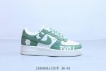 Nike Air Force 1 Af1耐克 绿白小花 低帮 空军一号休闲板鞋 210690Aaiir半 36-45