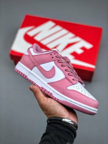 Nike Dunk Low 白粉色 独家版型蒸餾加工帶來的是更好的视觉和脚感体验 清洁度 电绣工艺 皮料切割干净无任何毛边 细节完美 货号 Dd1873 112