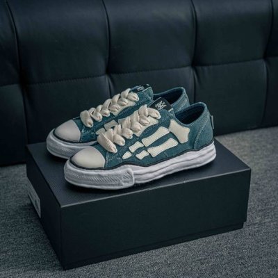 核心私 Maison Mihara Yasuhiro X Amiri Skel-Top Low 圆头系带 低帮 帆布鞋 张艺兴 王一博 王嘉尔 同款鞋 合适春夏