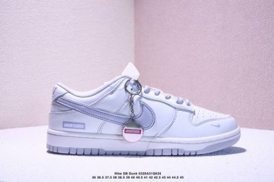 170 海外爆款限量发售！公司级 Nike Sb Dunk Low“川久保玲联名——米白蓝勾勾” 周年高端定制 低帮休闲板鞋 定制鞋盒 大厂纯原品质出货 超高清