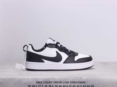 Nike Court Vision Low 小空军 低帮百搭透气休闲运动板鞋。 百搭单品正面、内侧、外侧、前面和后面视角看下这双白又白的小白鞋，它好像是一双经典 - 点击图像关闭