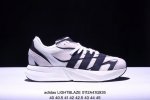 阿迪达斯adidas Lightblaze 舒适百搭 防滑耐磨 低帮 生活休闲鞋 男款 米灰色 货号: Jq9973 Xm0112Q935