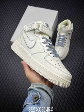 Nk Air Force 1'07 Mid 兔八哥 米灰满天星 空军一号中帮休闲板鞋 By6899-691 #定制皮料 3M反光 原楦原纸板 纯正版型 清洁度完 - 点击图像关闭